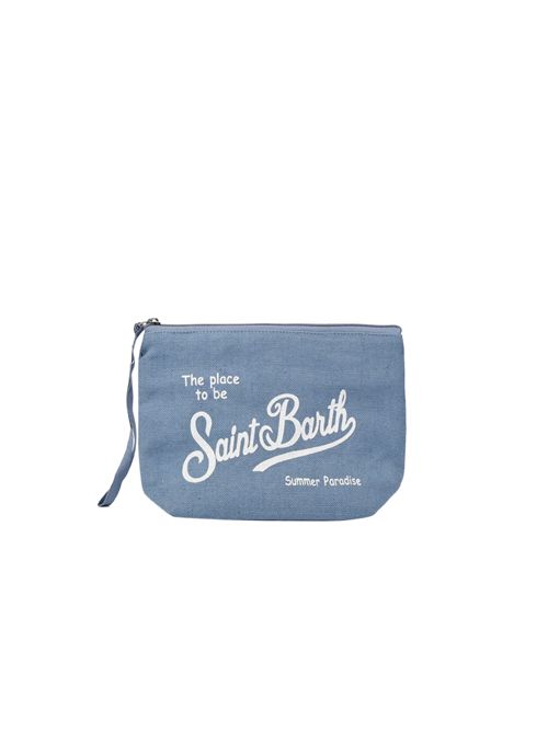 Pochette Aline Linen in lino Denim Mc2 Saint Barth | ALI000400262L